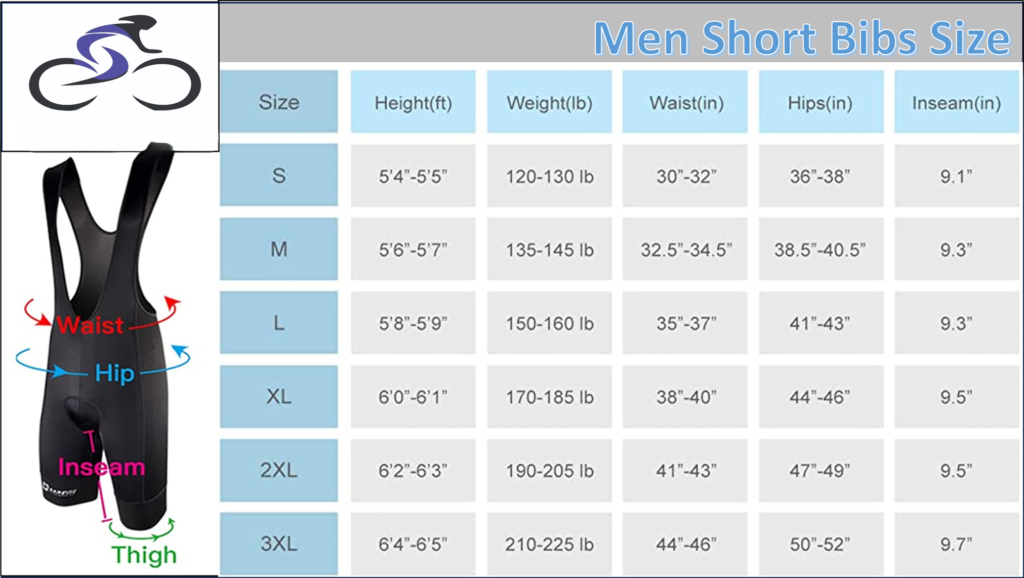 bib sizing chart 2