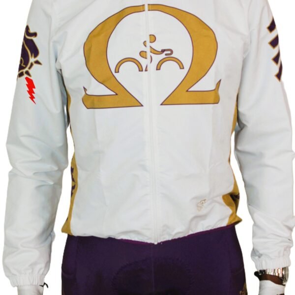 elite "winning white" windbreaker
