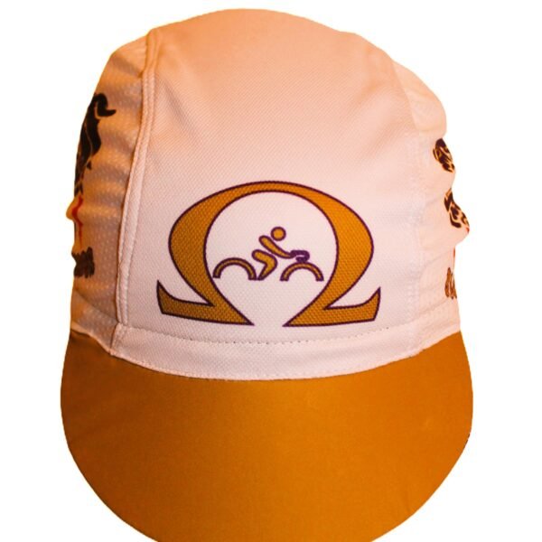 elite winning white cycling cap